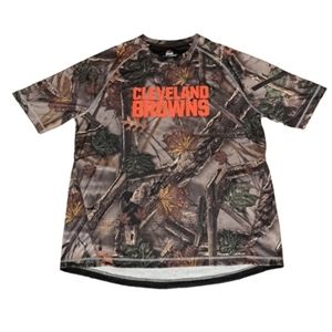 Cleveland Browns Majestic Cool Base Size XL Hunting Camouflage Dry Fit Shirt